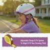 BERN Nino Razor Kids Bike & Skate Helmet – S/M – Satin White Purple Sunset – Flip Visor, Lightweight, Multi-Sport Protection, Adjustable Fit - 4 of 4