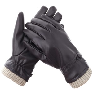 Men's Button Touchscreen Lined  Winter Gloves - 1 of 4