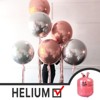 PartyWoo Foil Balloons Silver Round 50 Inch 3 pcs - 3 of 4