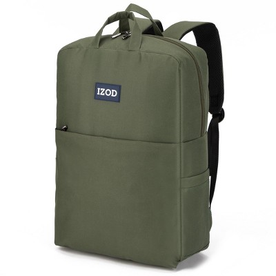 IZOD Wisdom Business Travel Slim Durable Laptop Backpack USB Charging Port, Computer Bag Fits 17" Laptop Notebook