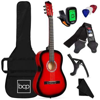 Best Choice Products 38in Beginner Acoustic Guitar Starter Kit w/ Gig Bag, Strap, Digital Tuner, Strings