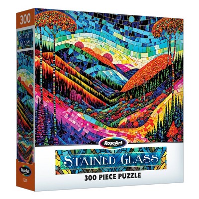 RoseArt Stained Glass Dreamland Jigsaw Puzzle - 300pc