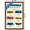 Trends International DC Comics Batman: 85th Anniversary - The Batmobiles Logos Framed Wall Poster Prints - 3 of 4