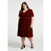 Moves Like A Dance Velvet Midi Dress - 4 of 4