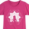 Girls' - Frozen 2 - Elsa Snowflake Fitted Short Sleeve Graphic T-Shirt - 2 of 4