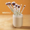 Vivitar Premium 12-Piece Makeup Brush Set – Soft Synthetic Bristles, Face & Eye Contouring, Ergonomic Handles, Cruelty-Free - 4 of 4