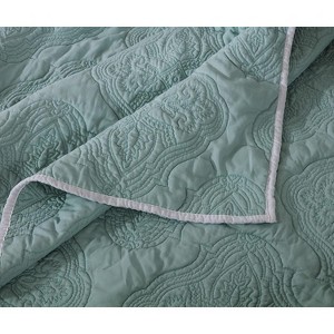 Greenland Home Fashions Cameo 3-Piece Full/Queen Quilt Set, 90X90 - 1 of 4