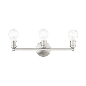 Livex Lighting Lansdale 3 - Light Vanity in  Brushed Nickel - 1 of 1