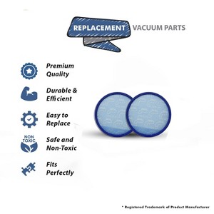 Topvacuumparts 304087001 HEPA Filter for Hoover UH71250, UH71200, UH72630, UH71230, UH72625, UH72600, UH70832, UH70830, UH71251 # PART 304087001 - 1 of 3