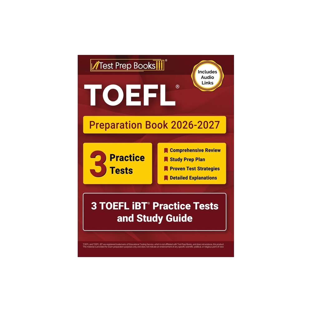 TOEFL Preparation Book 2026-2027 - by Lydia Morrison (Paperback)