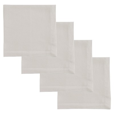 Park Designs Linen Napkin Bleached White Set of 4