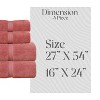 Home Weavers Elegance Essentials 550GSM 100% Cotton Zero Twist Super Absorbent Bath Towel Set - 2 of 4