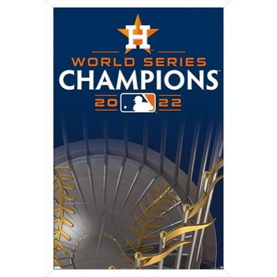 Trends International MLB Houston Astros - Minute Maid Park 22 Framed Wall  Poster Prints White Framed Version 22.375 x 34