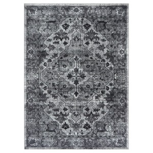 Area Rugs for Living Room Machine Washable Rugs, Non-Slip, Stain Resistant Soft Boho Vintage Carpet Low Pile Thin Rugs for Bedroom - 1 of 4