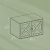 Cat Litter Box Enclosure - Hidden Furniture with Removable Divider - Indoor Cat House,  End Table - 31.5 x 20.9 x 19.7 Inches - 4 of 4
