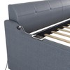 NicBex Twin Daybed with Trundle Upholstered Daybed Frame with Erectable Trundle and USB Charging for Apartment - 4 of 4