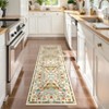 Washable Farmhouse Rug Non-Slip Floral Butterfly Bedroom Carpet - 4 of 4