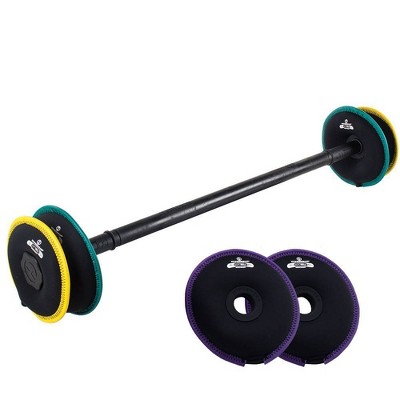 Weighted workout bar set sale