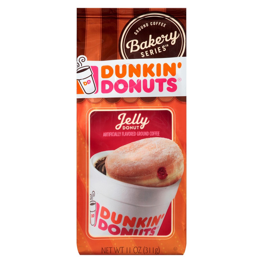 UPC 881334002539 product image for Dunkin' Donuts Jelly Donut Medium Roast Ground Coffee 11oz | upcitemdb.com