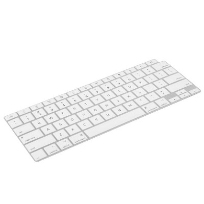 Insten Keyboard Cover Protector Compatible with 2020 Macbook Air 13", Ultra Thin Silicone Skin, Tactile Feeling, Anti-Dust, White