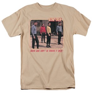 Star Trek Red Shirt Blues Adult T-Shirt Sand - 1 of 4