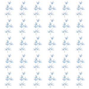 Unique Bargains Artificial Stems Home Wedding Decoration Headdress Wreath Orchid Fake Flower 30 Pcs - 1 of 4