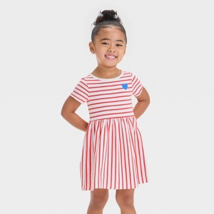 Toddler Girls' Short Sleeve Dress - Cat & Jack™ - 1 of 4