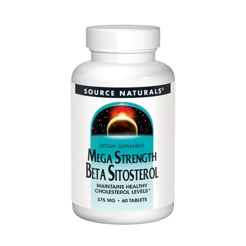 Mega Strength Beta Sitosterol By Source Naturals, Inc. - 60 Tablet : Target
