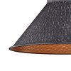 Vaxcel Outland 1 - Light Post Light in  Aged Iron - 3 of 4