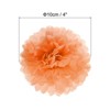 Unique Bargains Decorative Reusable Party Wedding Tissue Pom Poms Flowers 10 Pcs - 2 of 4