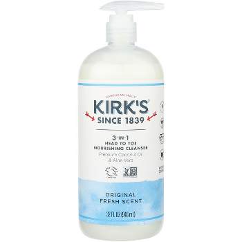Kirk's 3-in-1 Head to Toe Nourishing Cleanser - Original Fresh Scent 32 oz