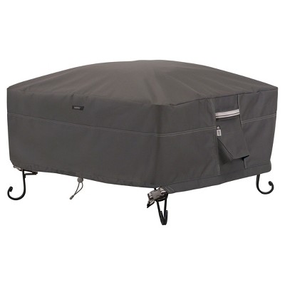 Ravenna Full Coverage Fire Pit Cover - Dark Taupe - Classic Accessories