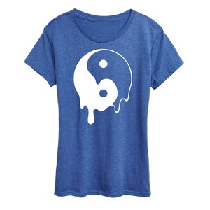 Women's - Instant Message - Melty Yin Yang Short Sleeve Graphic T-Shirt - 1 of 4