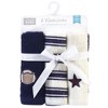 Hudson Baby Infant Boy Super Soft Cotton Washcloths, Football, One Size - 2 of 2