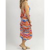 Women's CREAMSICLE SATIN SKIRT SET - DRESS FORUM - 3 of 4