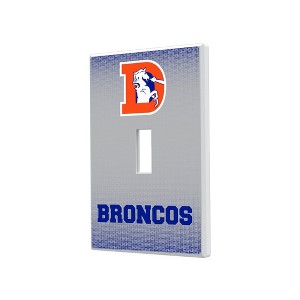 NFL AFC Historic Teams Linen Hidden-Screw Light Switch Plate for Single Toggle - 1 of 4