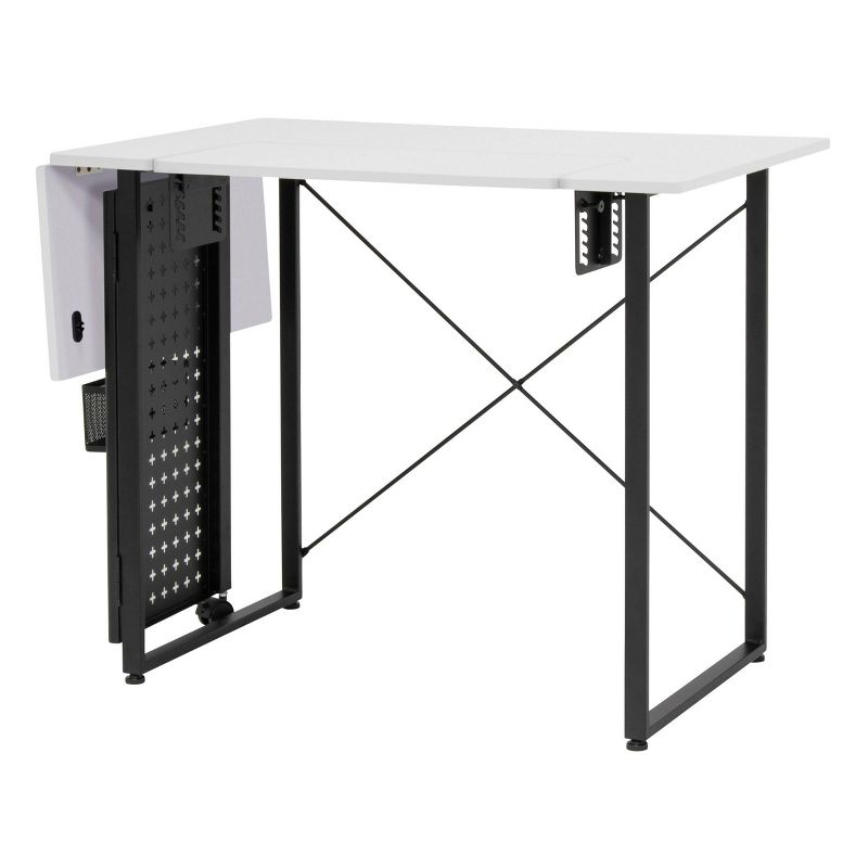 Pivot Sewing Machine Table with Swingout Storage Panel - studio designs, 4 of 25