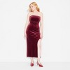 Women's Velvet Tube Maxi Bodycon Holiday Dress - Wild Fable™ - image 2 of 3