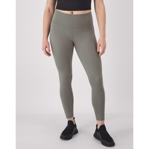 Hanes Moves Leak Protection 7/8 Leggings, 25" Cool Grey L Women's - 1 of 4