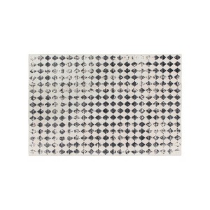 World Rug Gallery Geometric Distressed Abstract Washable Non Slip Area Rug - 1 of 4