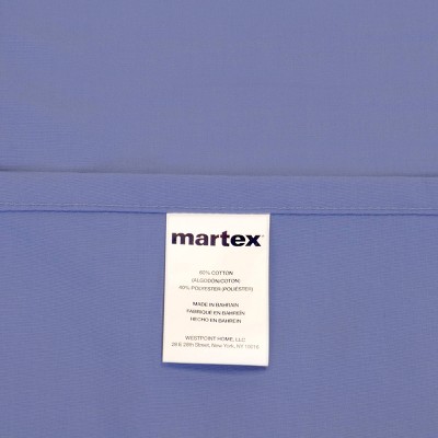 King Ceil Blue Cotton Blend Percale Sheet Set