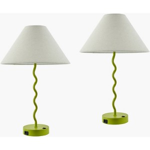 Livabliss Begonia Cottage Table Lamps - 1 of 4