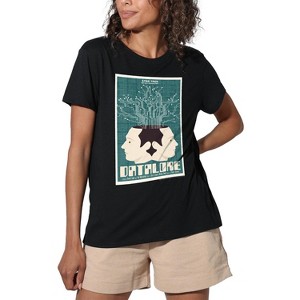 Women's Star Trek Tng Season 1 Episode 13 Loose T-Shirt Black - 1 of 4