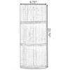 Vintiquewise Natural Wooden Three Sliced Log Wood Shelf Display for Entryway, Kitchen, and Outdoor - 4 of 4