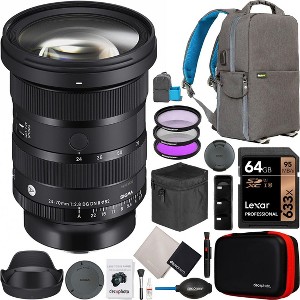 Sigma 24-70mm F2.8 DG DN II Art Lens Kit for Sony E-Mount Full Frame Cameras Bundle - 1 of 4