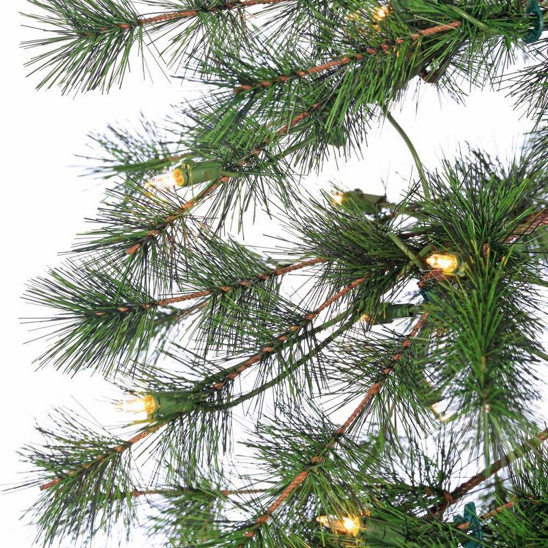 5ft Sterling Tree Company Flocked Alpine Tree Artificial Christmas Tree, 2 of 5