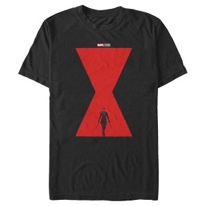 Men's Marvel Black Widow Hour Glass Poster T-Shirt - 1 of 4