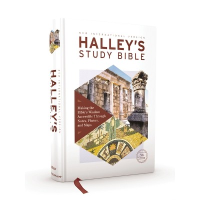 Niv, Halley's Study Bible, Hardcover, Red Letter Edition, Comfort Print - by  Zondervan