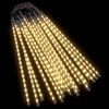 vidaXL Meteor Lights 20 pcs 2 ft Warm White 720 LEDs Indoor Outdoor - 2 of 4