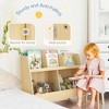 Arceso 2-Tier Kids Bookshelf and Toy Organizer,5 Cubbies, Modern Style, Wood, 32.4x12.5x27.3 inches, 32.5 pounds - 4 of 4
